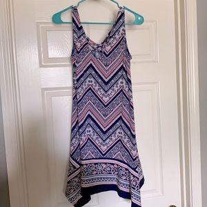 Flowy, flattering colorful dress